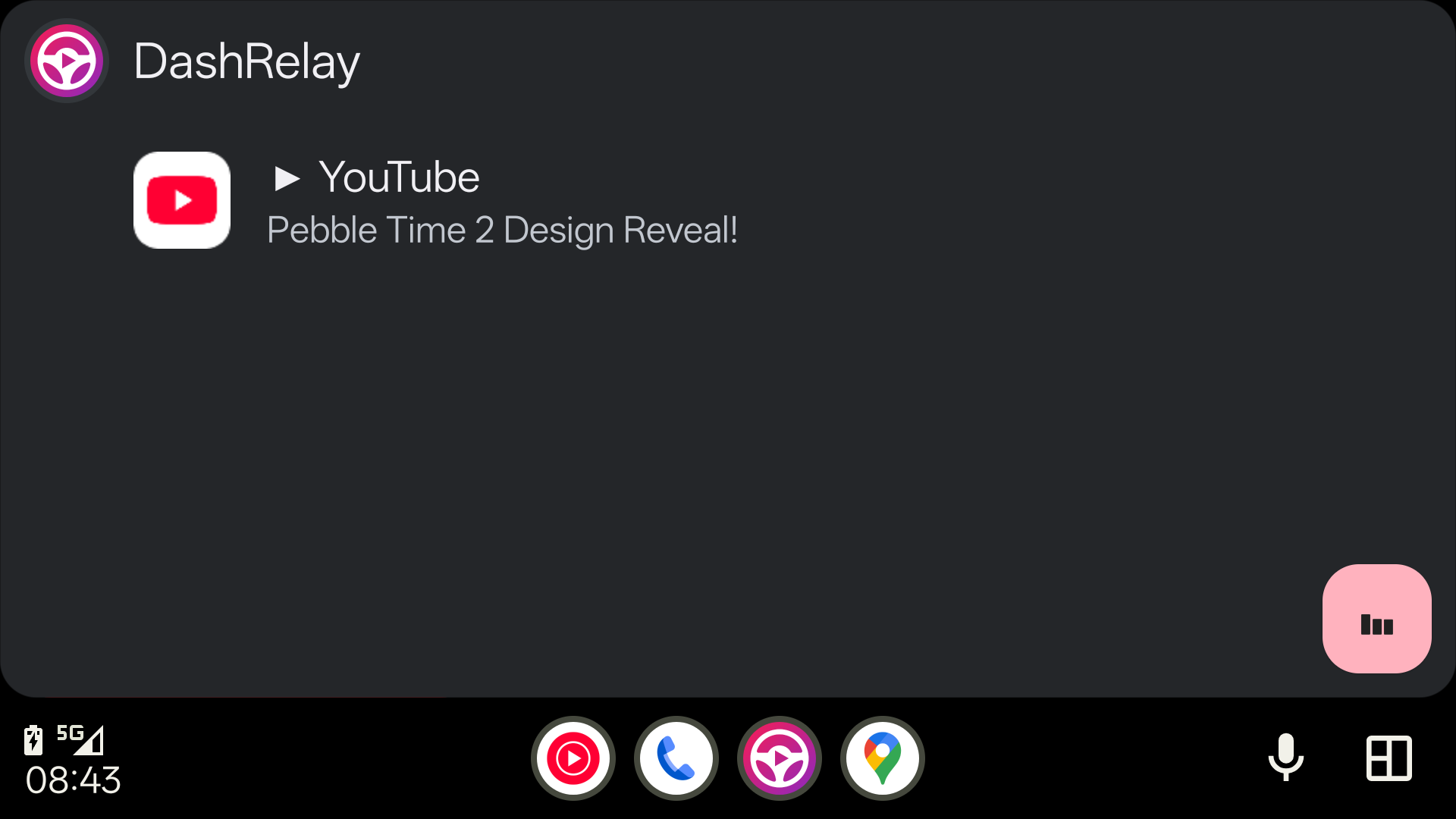 Android Auto interface