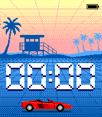 Synthetic Time watch face screenshot